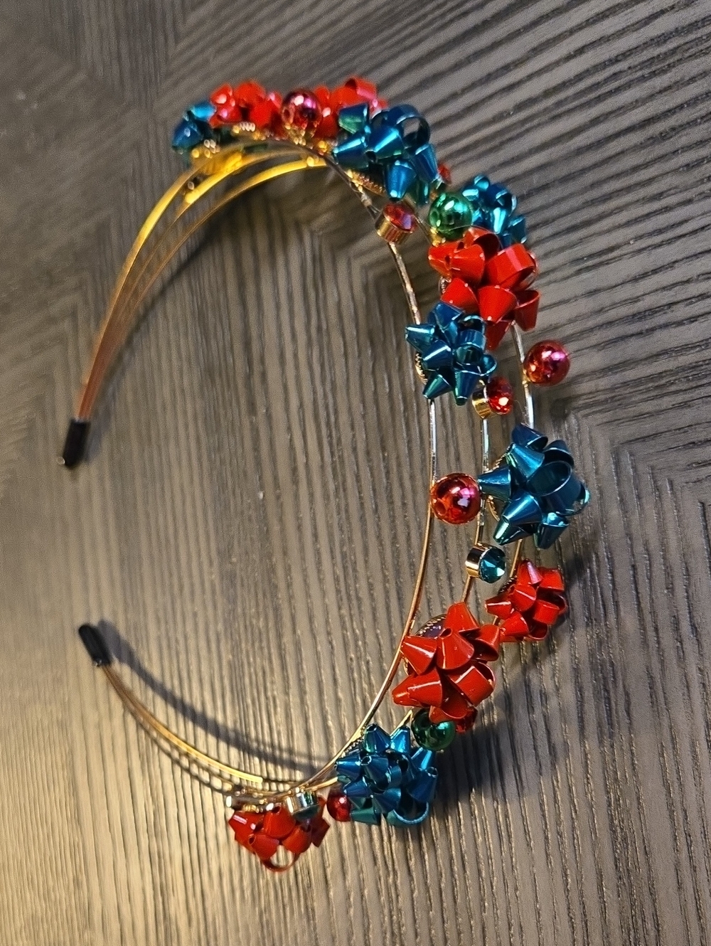 Festive Red & Blue Decorative Headband - Girl's Woman'sAccessory